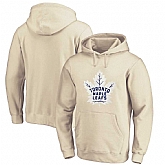 Men's Customized Toronto Maple Leafs Cream All Stitched Pullover Hoodie,baseball caps,new era cap wholesale,wholesale hats